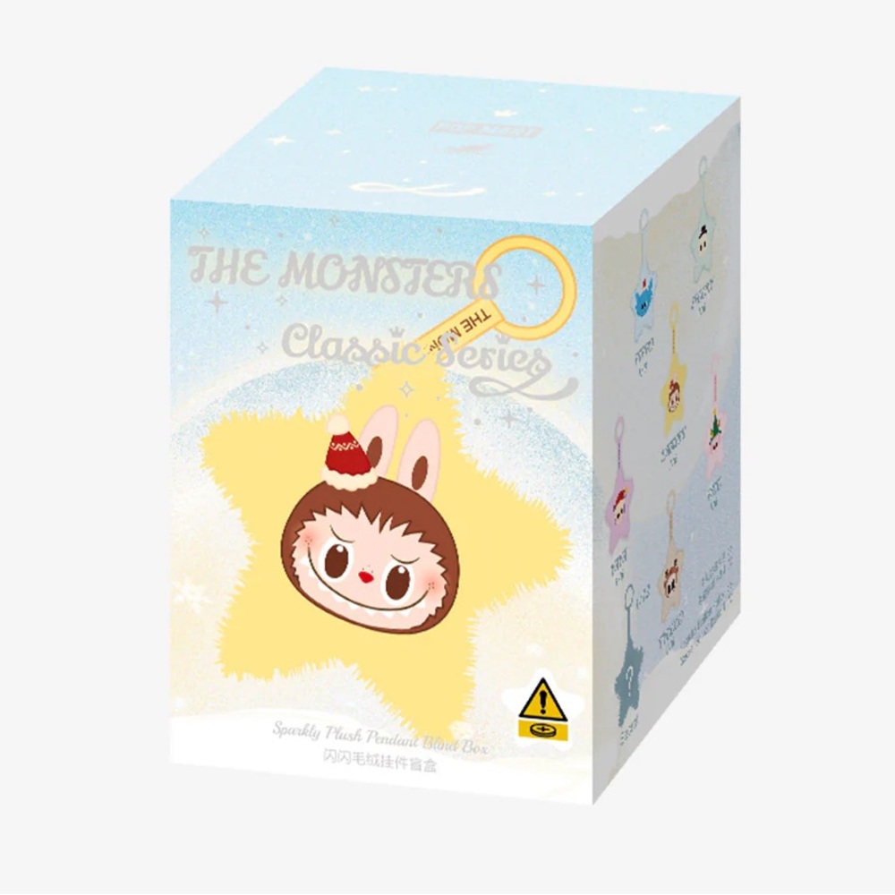LABUBU THE MONSTERS Classic Series Sparkly Plush Pendant Blind Box